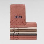 Törölköző- és fürdőlepedő-készlet – 8 darab 3034