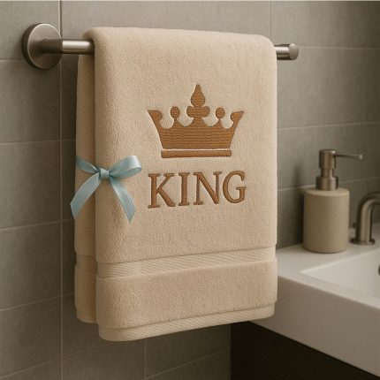 Mikroplüss fürdőlepedők – Queen és King, 70×140 cm D62453