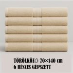 TÖRÖLKÖZŐ 70×140 cm 6 RÉSZES GÉPSZETT D62458