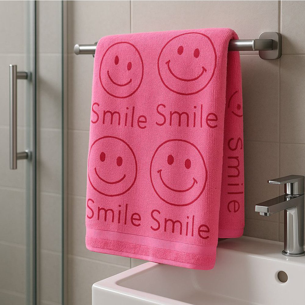 r Gyerek fürdőlepedő Smile – 70×140 cm D62441 - Image 1