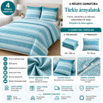 Pamut ágynemű 4 részes garnitúra (Stílusos)100% pamut - Image 2