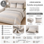 Pamut ágynemű 4 részes garnitúra (elegáns)100% pamut - Image 5