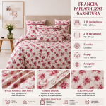 Francia ágyneműhuzat garnitúra – 200×220 cm rózsaszín - Image 2